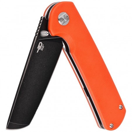 Nóż składany Bestech Sledgehammer Orange G10, Black Stonewashed D2 (BG31A-2)